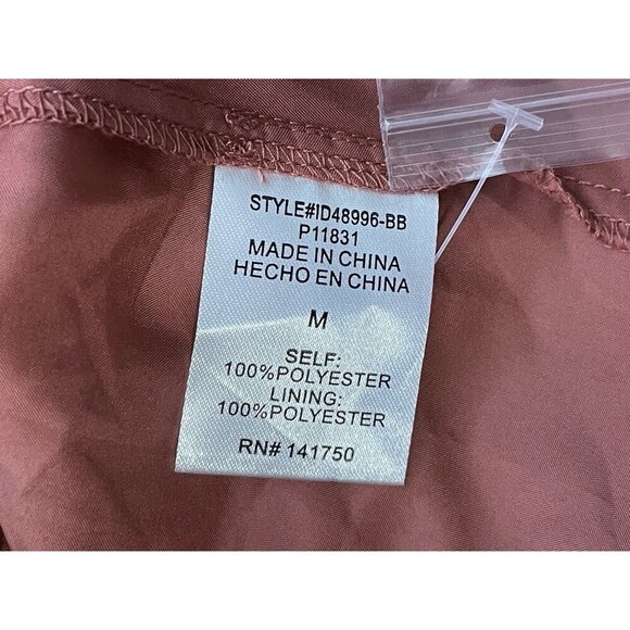 BALTIC BORN Ellie Ruffle Top Dress Medium Terracotta Mauve NEW Casual Pockets - Picture 9 of 12